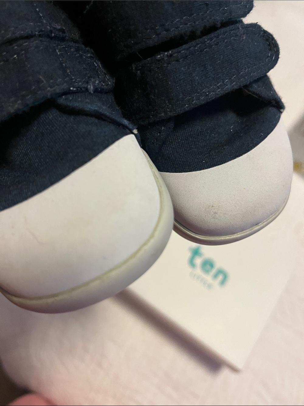 Ten Little First Walkers Navy EcoCanvas Sneakers 4.5 - Picture 5 of 7